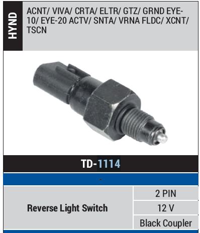 SWITCH REVERSE ALL HYNDAI  LIGHT TD-1114