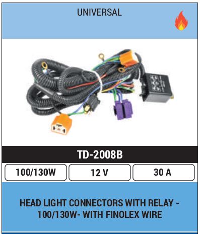 H.LIGHT CUTOUT W/WIRING 100/130V 2008B*