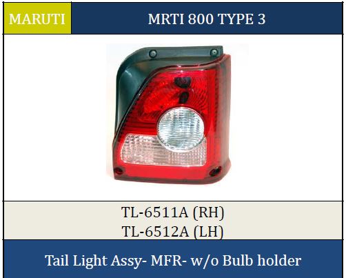 T.LIGHT CAR T3 6512A LH