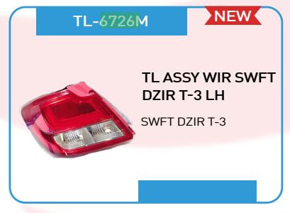 T.LIGHT SWIFT DEZIRE T3  6726M  LH