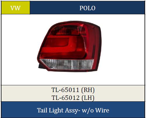 T.LIGHT POLO W/O WIRE RH TL-65011