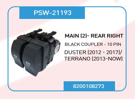 PWS SWITCH BLACK DUSTER 12-17 PSW-21193