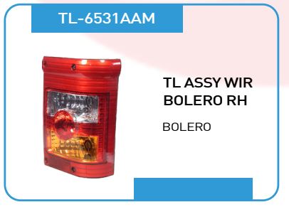 T LIGHT BOLERO W/BLUB YELL RH 6531AAM-EM