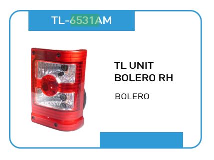 T.LIGHT BOLERO T2 W/O WIRE CL 6531AM RH