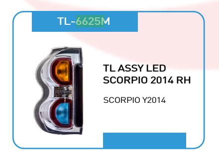 T.LIGHT SCORPIO W/O BULB  RH TL-6625M