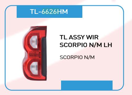 T.LIGHT SCORPIO S11 RED LH TL-6626HM