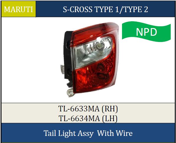 T.LIGHT S-CROSS FIX LH-6634 MA MARUTI