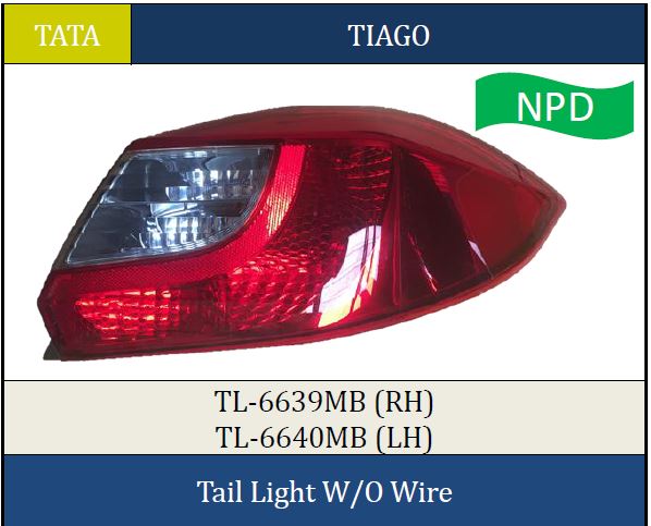 TAIL LIGHT TIAGO LH-6640MB TATA
