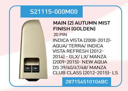 SWITCH PWS VISTA O/M N/M S21115-000M00