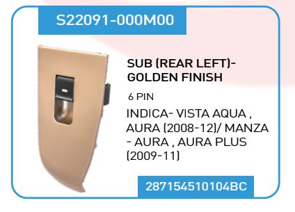 SWITCH PWS VISTA & MANZA S22091-000M00