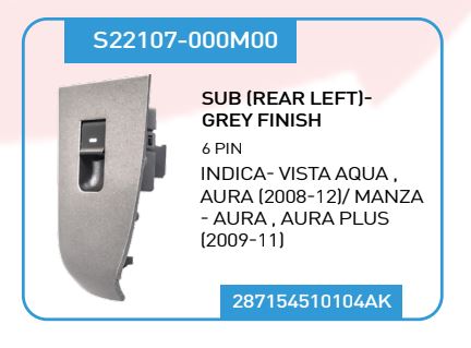 SWITCH PWS VISTA & MANZA S22107-000M00