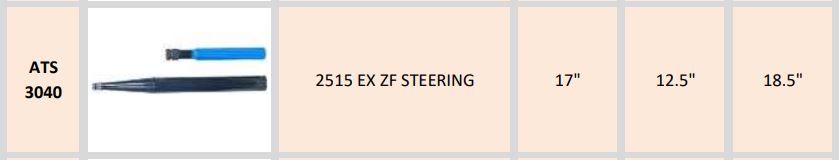 STG YOKE & TEETH 2515EX ZF 17" ATS3040